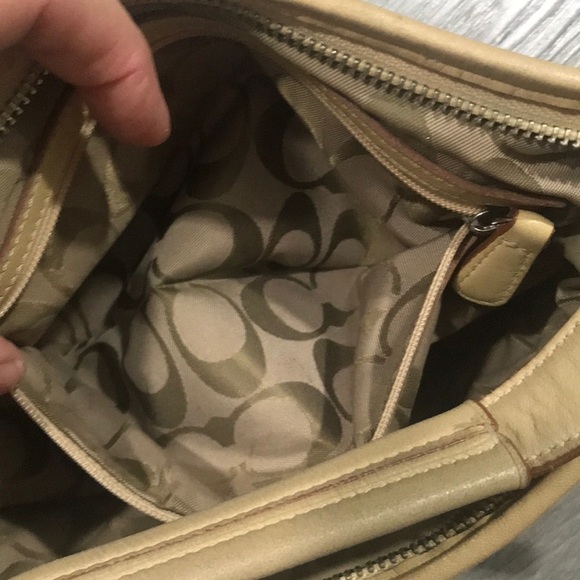 Coach Tan Boho Hobo Leather Shoulder Bag - Picture 11 of 11